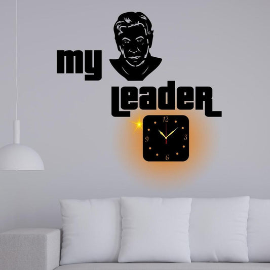 Beutifull IK MY LEADER Analogue Wall Clock With Light